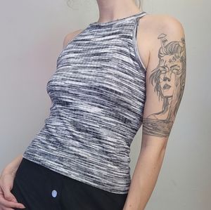 Mudd Black and White Tank Top Cami Size S
